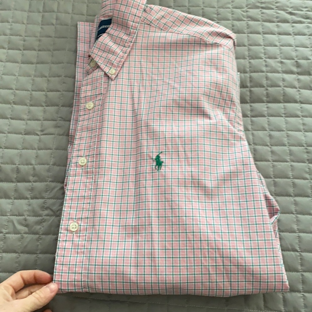 Men’s Polo Short Sleeve Button Down
